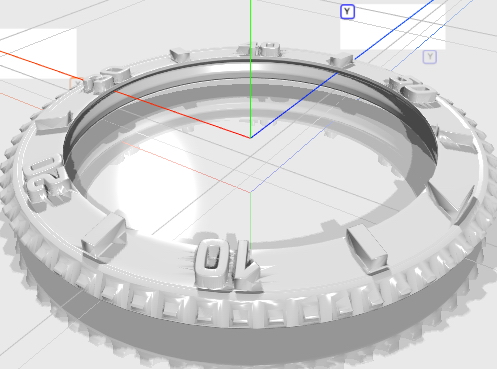 tarcza rolex model 3D